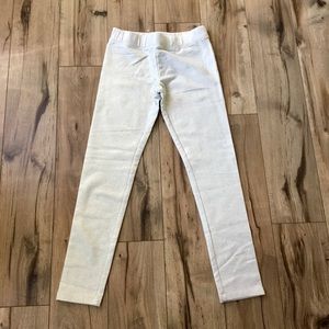 Gymboree Gold Glitter Cozy Lined Pull On Full Length Comfy Holiday Collection